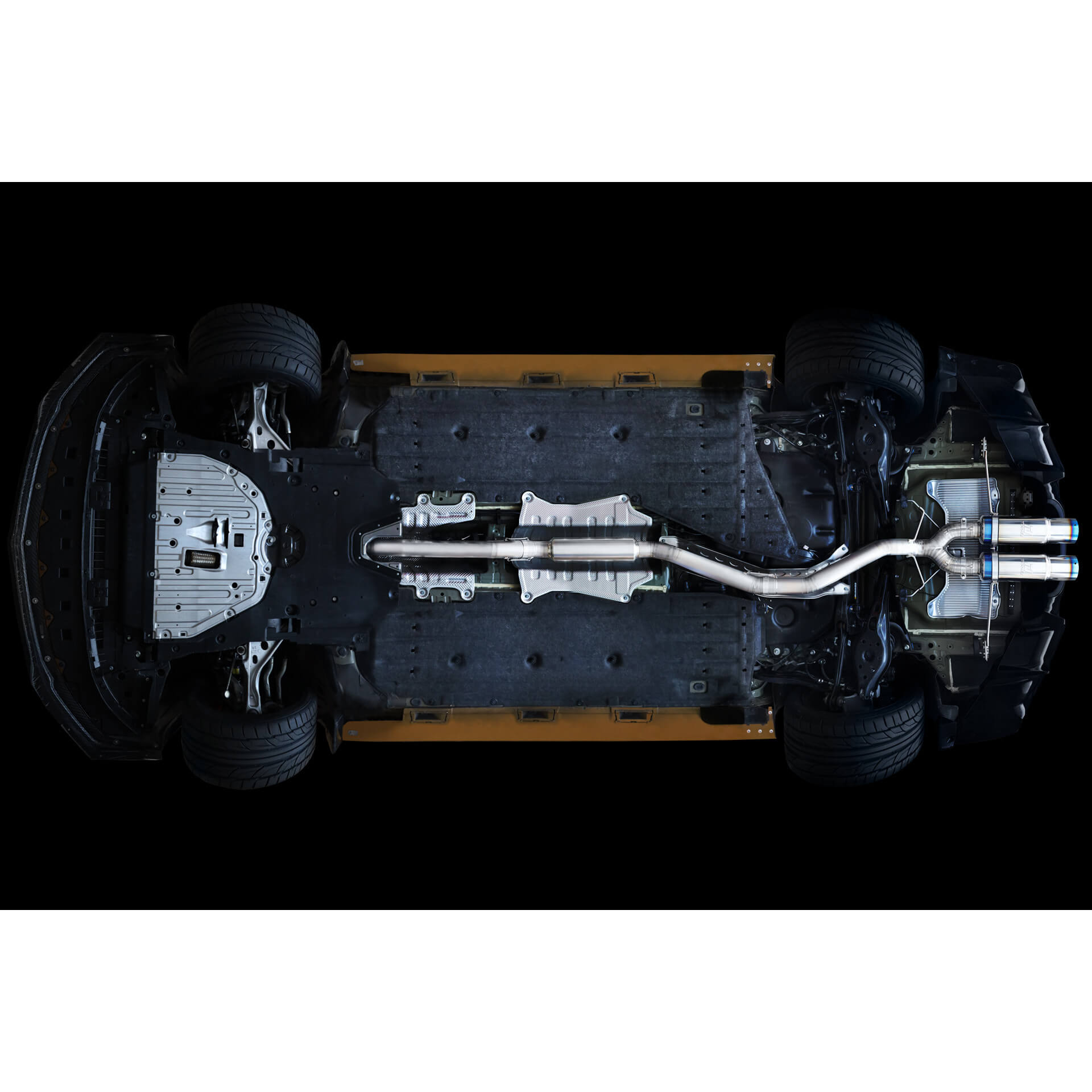 Tomei Expreme Ti Full Titanium Cat-Back Exhaust (Type-D, Dual Ti Tips), 2024-2025 Integra Type S DE5 - Angle 4