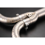 Tomei Expreme Ti Full Titanium Mid Y-Pipe, 2003-2009 350Z & 2009-2015 370Z - Angle 3