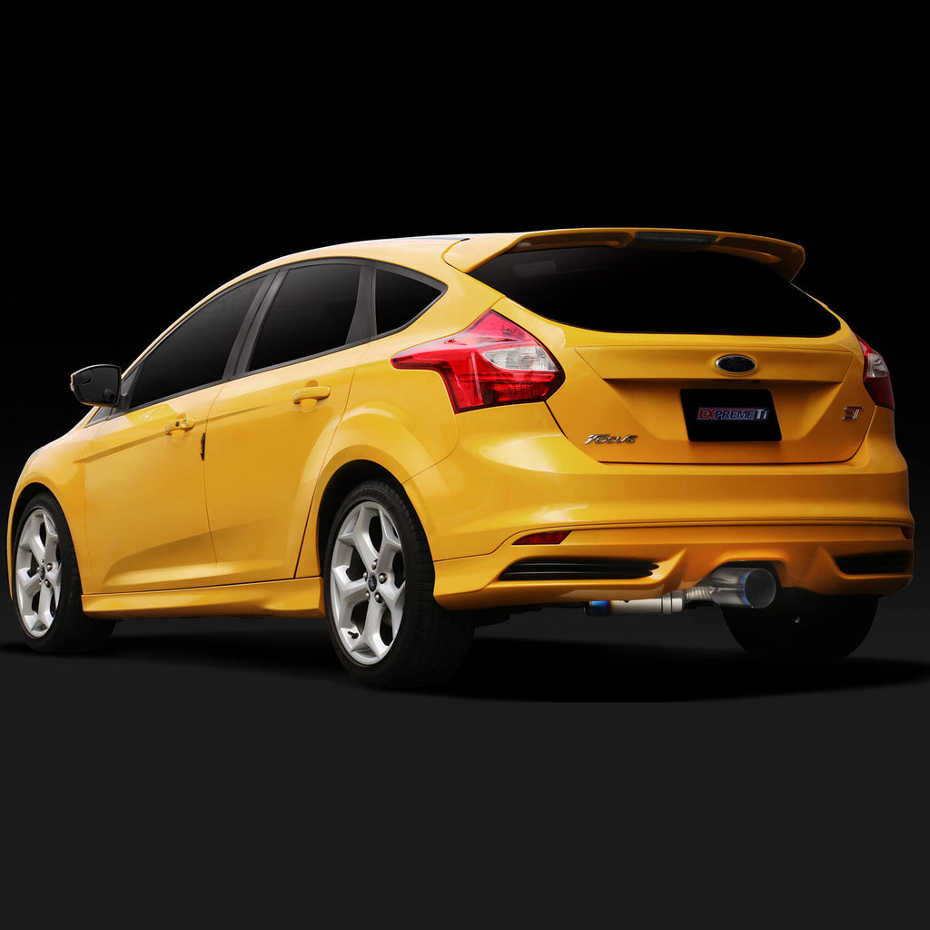 Tomei Expreme Ti Full Titanium Muffler Kit, 2013-2018 Focus ST - Angle 2
