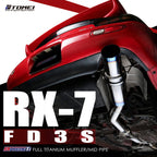 Tomei Expreme Ti Full Titanium Muffler Kit, RX-7 (FD) - Angle 2
