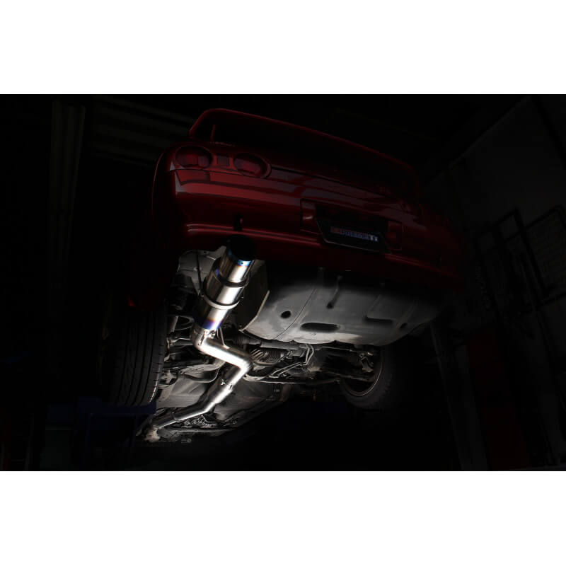 Tomei Expreme Ti Full Titanium Muffler Kit, BNR32 - Angle 4