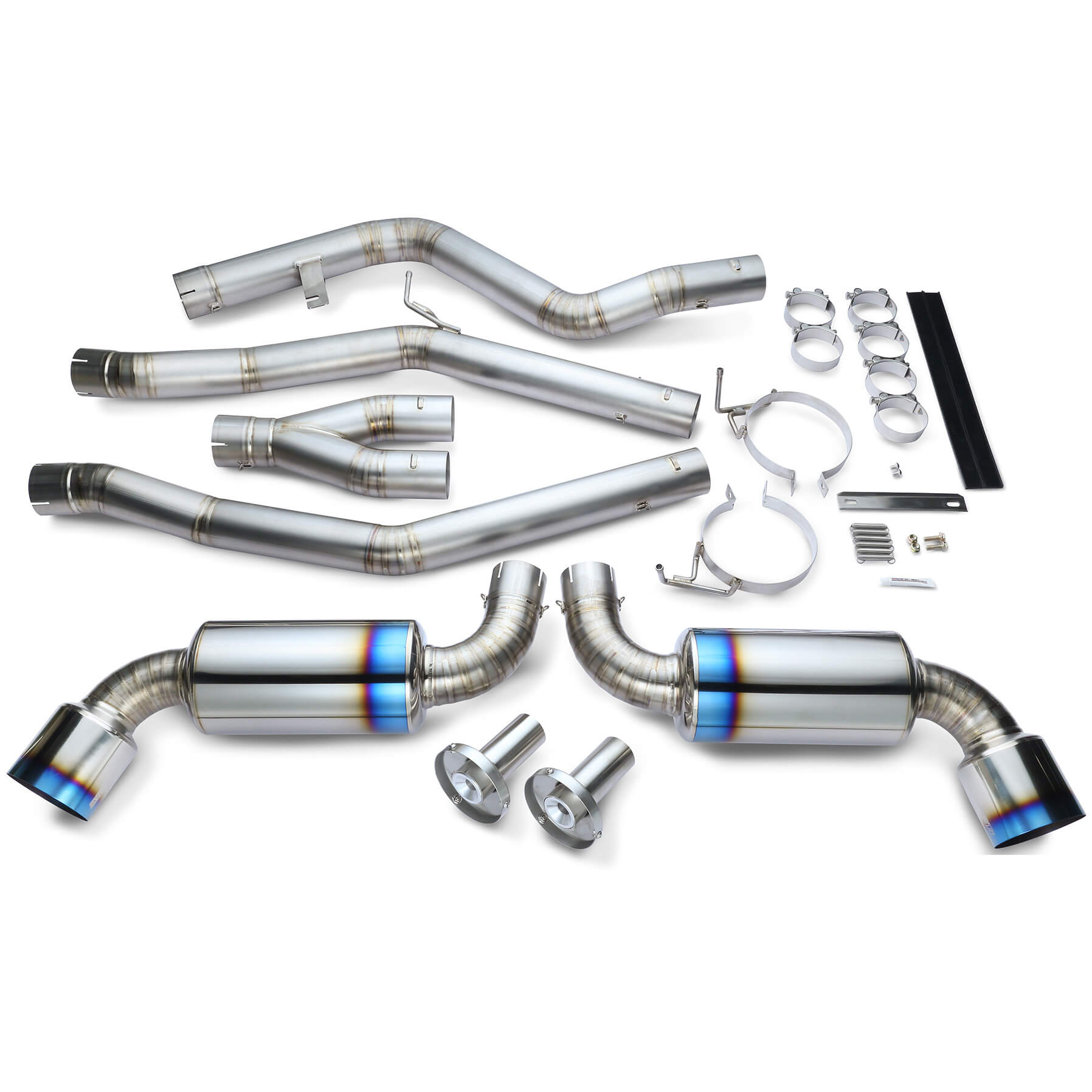 Tomei Expreme Ti Full Titanium Muffler Kit (Type-D, Dual Ti Tips), 2020-2021 GR Supra
