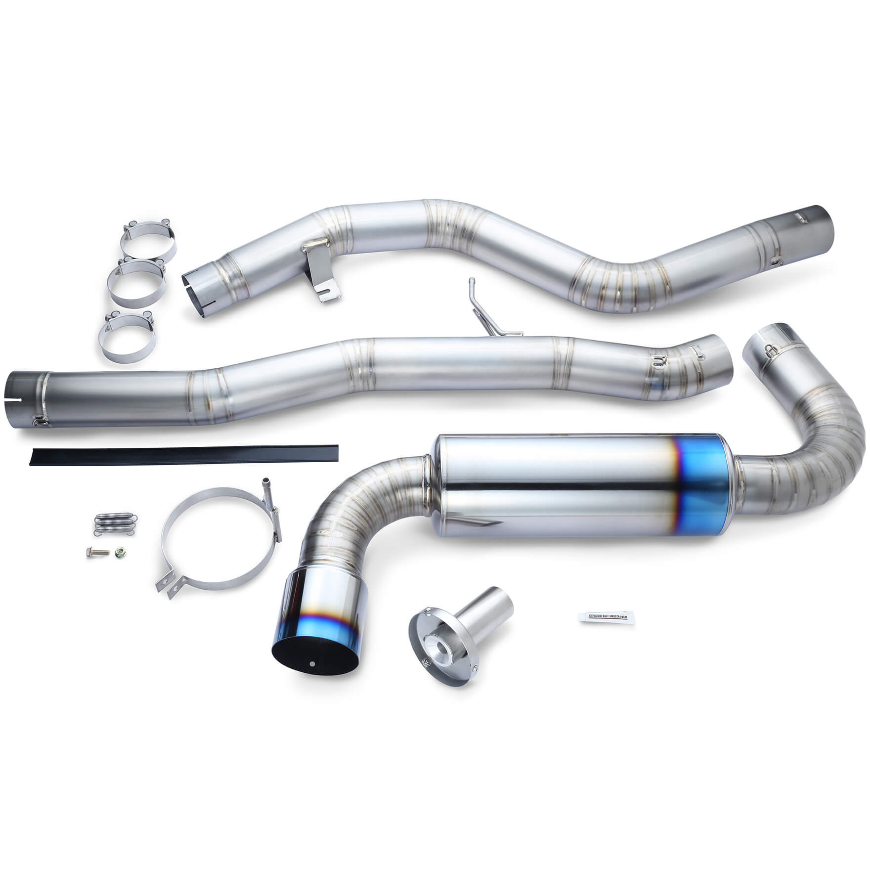 Tomei Expreme Ti Full Titanium Muffler Kit (Type-R, Single Ti Tip), 2020-2021 GR Supra