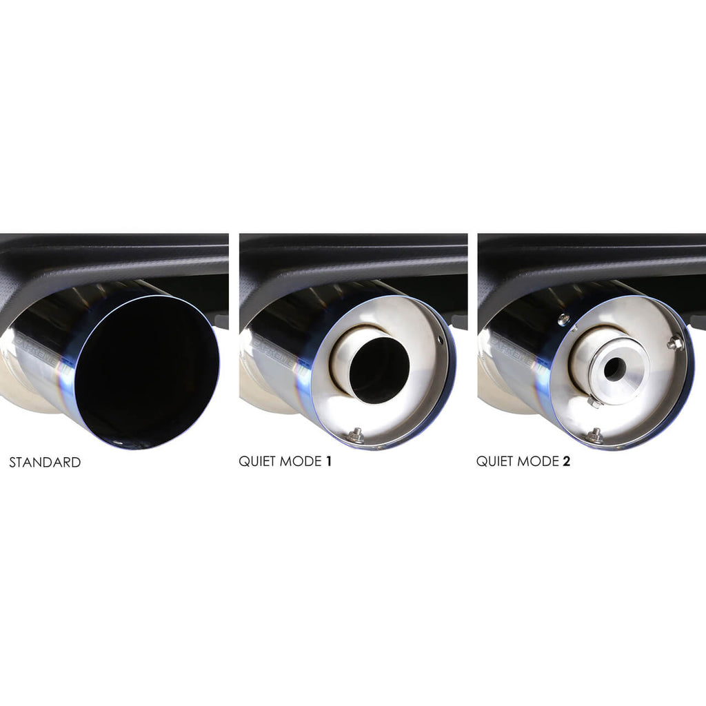 Tomei Expreme Ti Sound Reducer v2 (115mm), Fits Most Tomei Exhausts - Angle 2