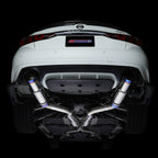 Tomei Expreme Ti Titanium Cat-Back Exhaust (Type-D Dual Exit), Infiniti Q50 - Angle 6