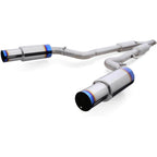 Tomei Expreme Ti Titanium Cat-Back Exhaust (Type-D Dual Exit), Infiniti Q60 - Angle 2