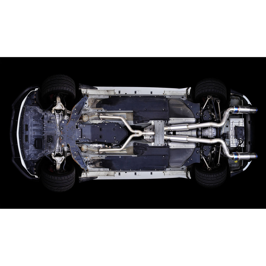 Tomei Expreme Ti Titanium Cat-Back Exhaust (Type-D Dual Exit), Infiniti Q60 - Angle 6