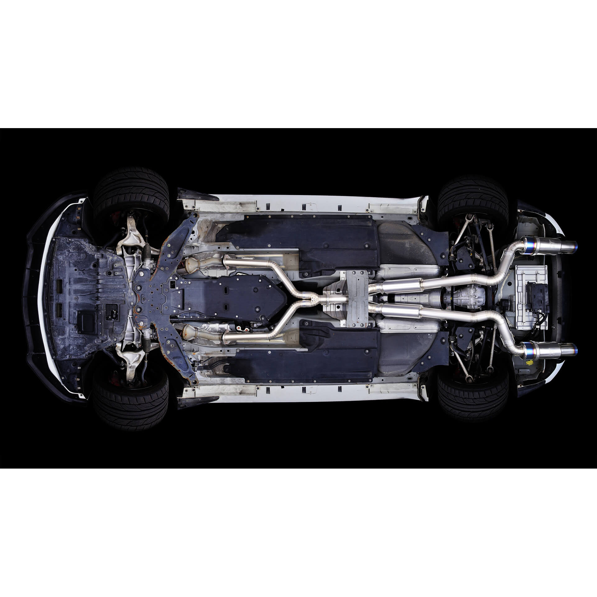 Tomei Expreme Ti Titanium Cat-Back Exhaust (Type-D Dual Exit), Infiniti Q60 - Angle 6