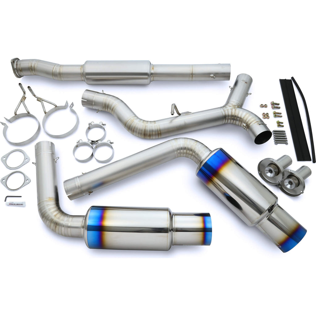Tomei Expreme Ti Titanium Cat-Back Exhaust (Type-D Dual Exit), 2008-2021 WRX & 2011-2021 STi (Sedan)