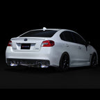 Tomei Expreme Ti Titanium Cat-Back Exhaust (Type-D Dual Exit), 2008-2021 WRX & 2011-2021 STi (Sedan) - Angle 4