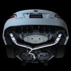 Tomei Expreme Ti Titanium Cat-Back Exhaust (Type-D Dual Exit), 2008-2021 WRX & 2011-2021 STi (Sedan) - Angle 5