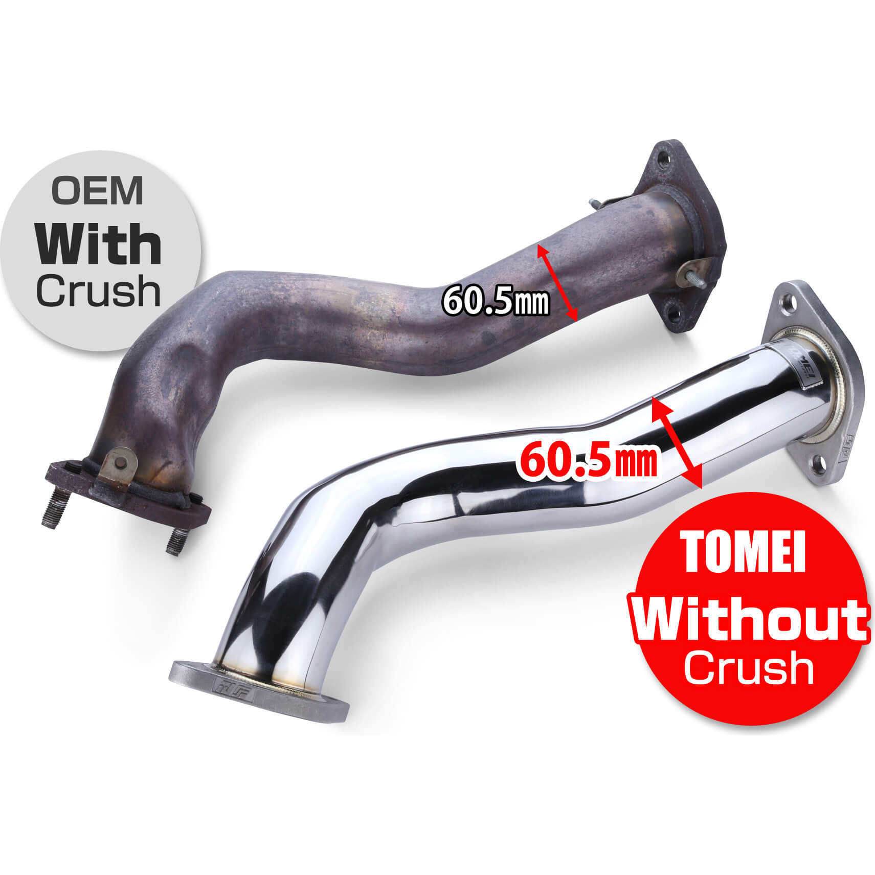 Tomei Expreme v2 Joint Pipe, 2013-2026 BRZ/FR-S/86/GR86 - Angle 6