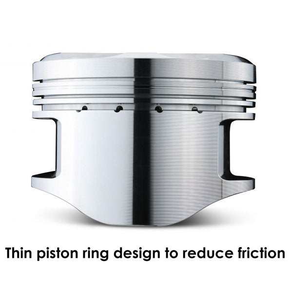 Tomei Forged Pistons Kit (85.50mm, CH31.65, 2.2/2.3L, Set/4), 2003-2006 EVO 8 & 9 - Angle 7