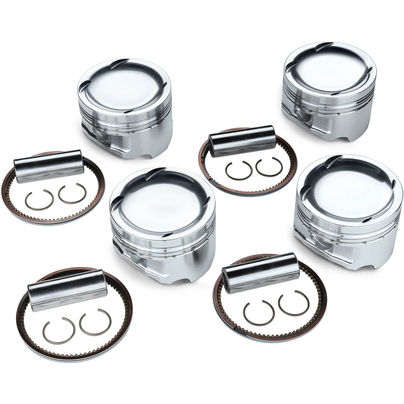 Tomei Forged Pistons Kit (86.00mm, CH31.65, 2.2/2.3L, Set/4), 2003-2006 EVO 8 & 9