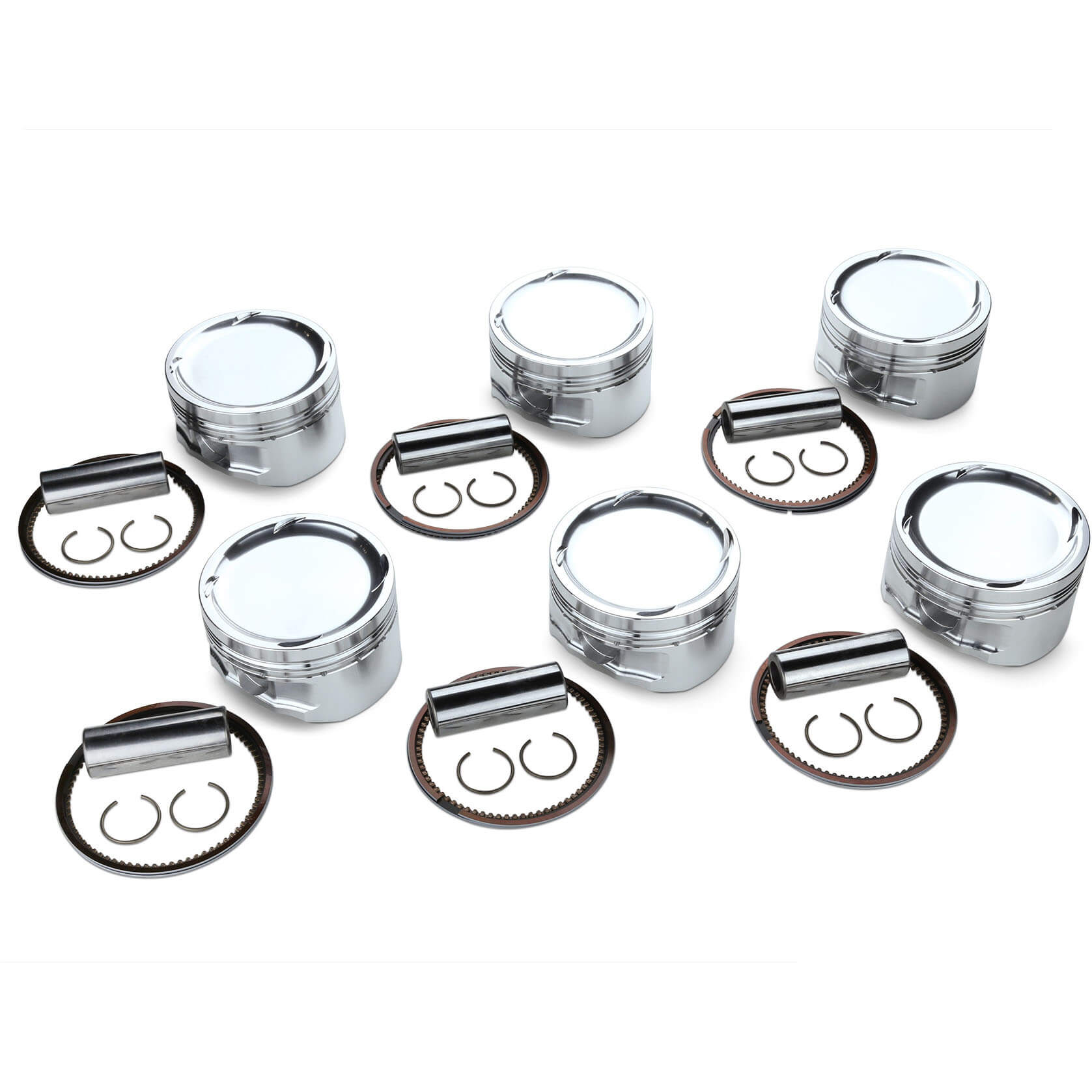 Tomei Forged Pistons Kit (87.00mm, CH30.00, 3.4L, Set/6) w/ CP Pistons, 2JZ-GTE