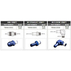 Tomei Fuel Pressure Regulator Fitting (#8, Straight 1/8in NPT) - Angle 2