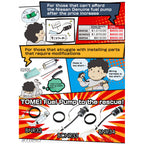 Tomei Fuel Pump Kit, R33 Skyline GT-R - Angle 2