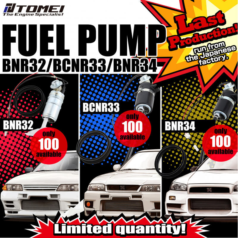 Tomei Fuel Pump Kit, R33 Skyline GT-R - Angle 3
