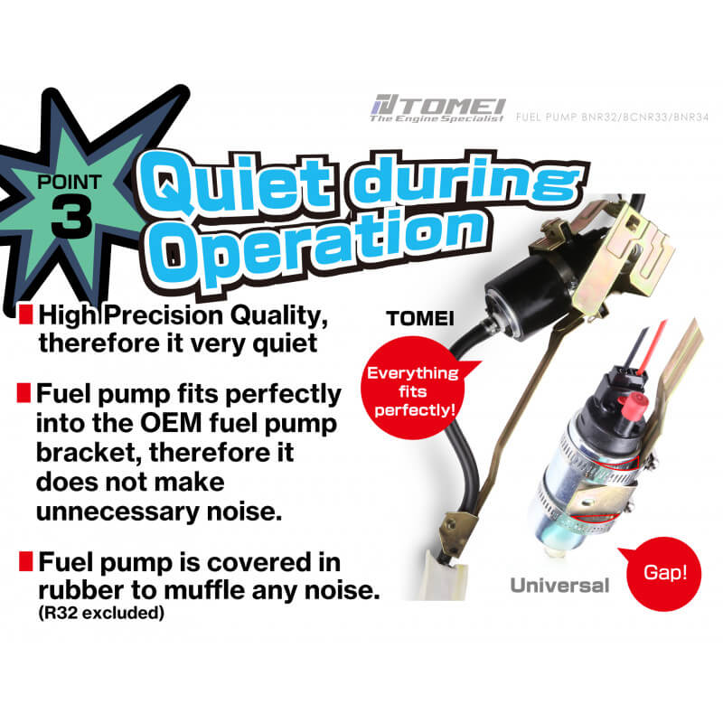 Tomei Fuel Pump Kit, R33 Skyline GT-R - Angle 6