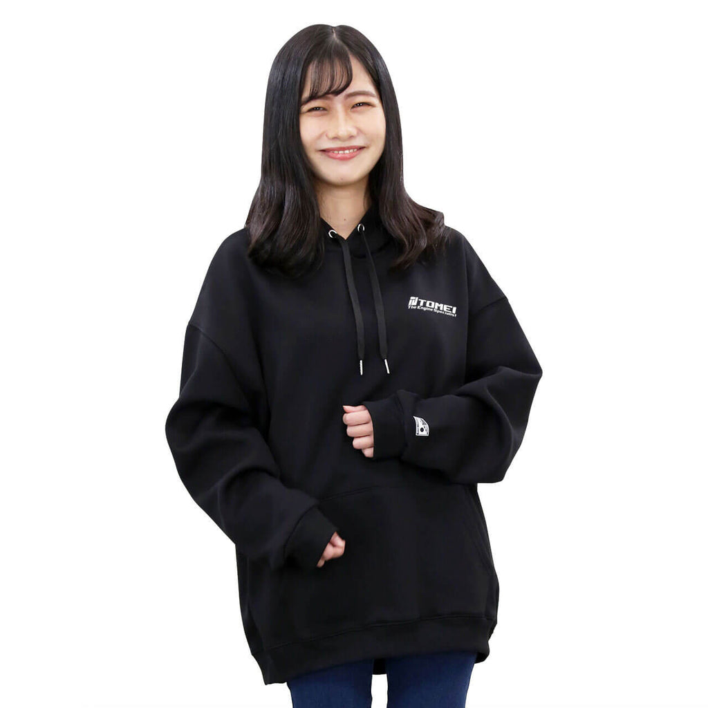 Tomei Hoodie Sweatshirt 2024 Logo - Black