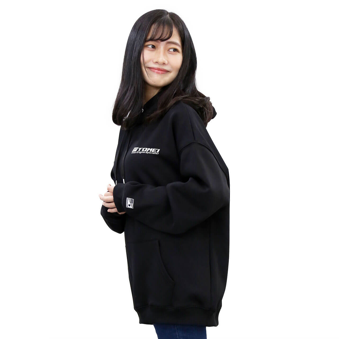Tomei Hoodie Sweatshirt 2024 Logo - Black