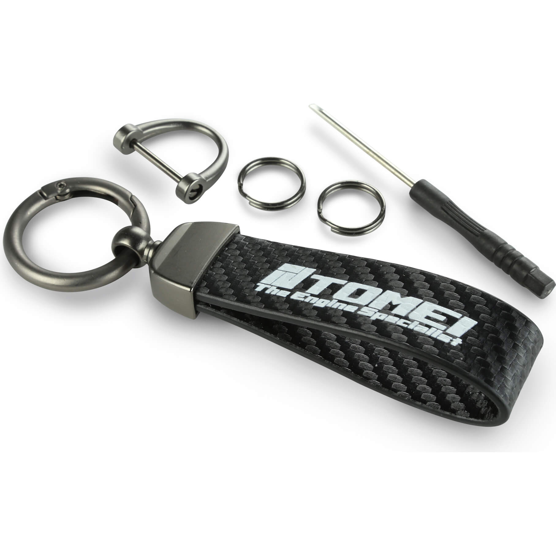 Tomei Keychain Carbon - Angle 2