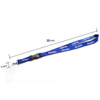 Tomei Keychain Lanyard (Blue) - Angle 2