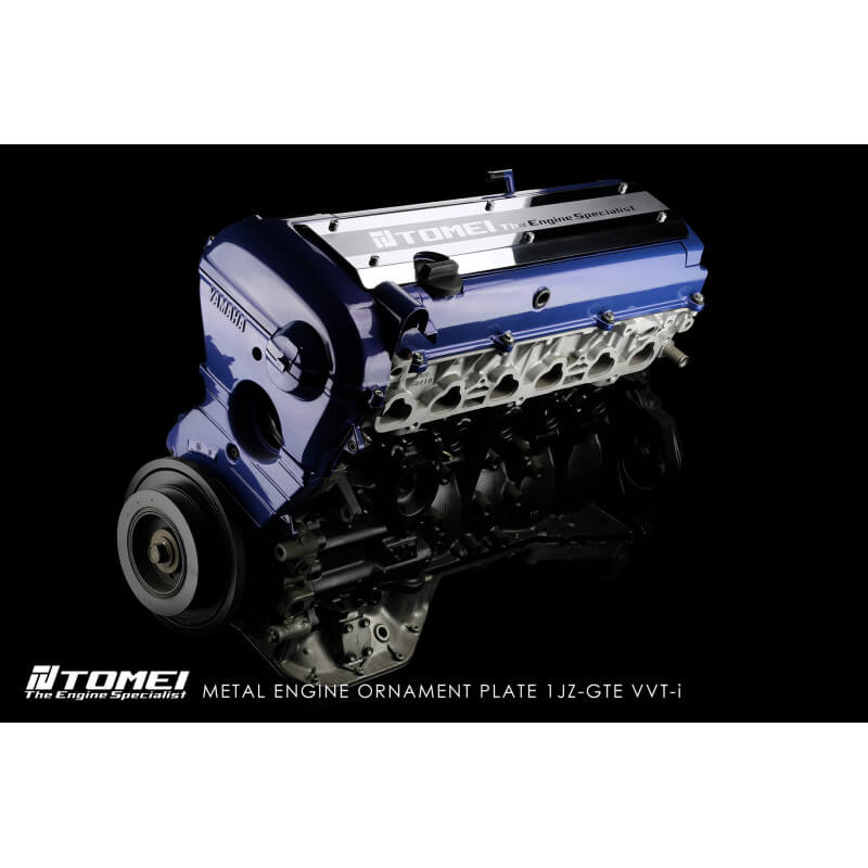 Tomei Metal Engine Ornament Plate, 1JZ-GTE w/ VVT-i - Angle 2