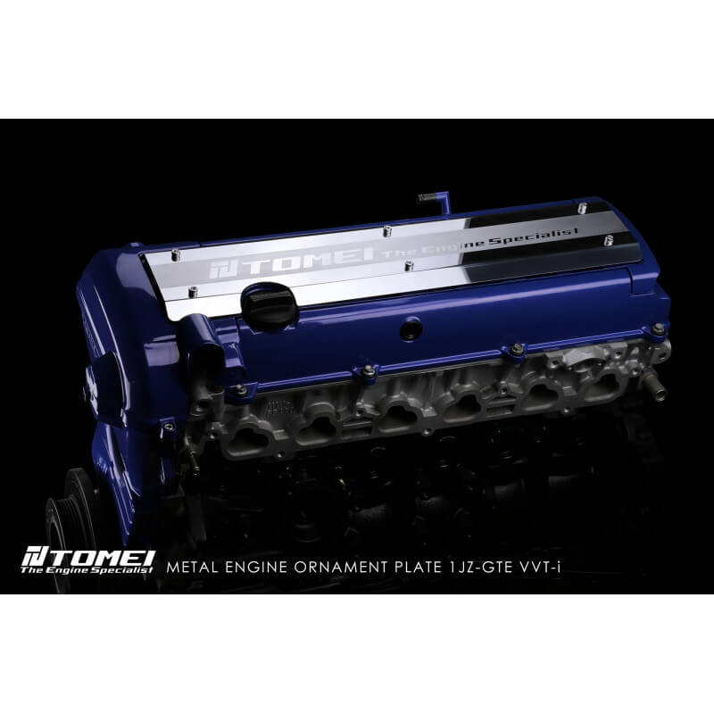 Tomei Metal Engine Ornament Plate, 1JZ-GTE w/ VVT-i - Angle 3
