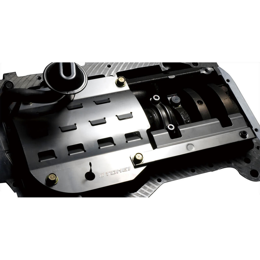 Tomei Oil Pan Baffle Plate, 2003-2006 EVO 8 & 9 - Angle 3