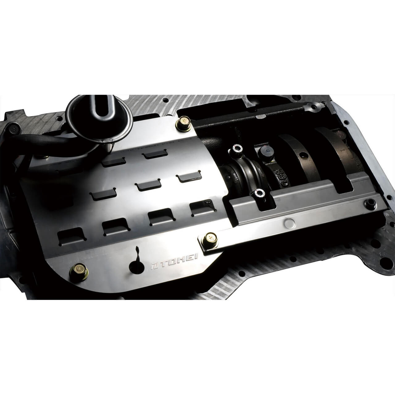 Tomei Oil Pan Baffle Plate, 2003-2006 EVO 8 & 9 - Angle 3