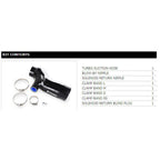 Tomei Silicone Turbo Suction Hose, 2003-2006 EVO 8 & 9 - Angle 4