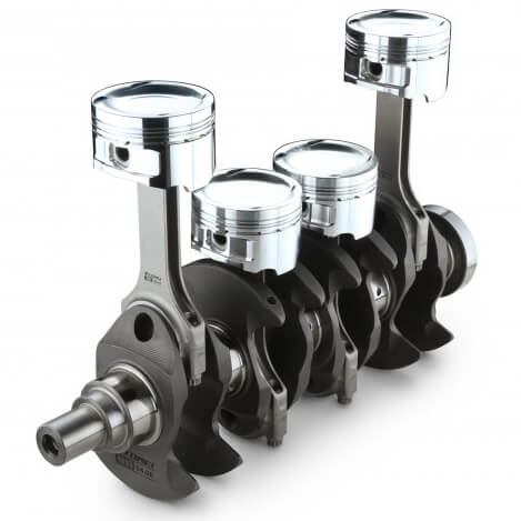 Tomei Stroker Kit (2.2L, 86.00mm CP Pistons), 2003-2006 EVO 8 & 9 - Angle 2
