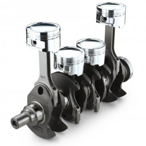 Tomei Stroker Kit (2.3L, 86.00mm CP Pistons), 2003-2006 EVO 8 & 9 - Angle 2