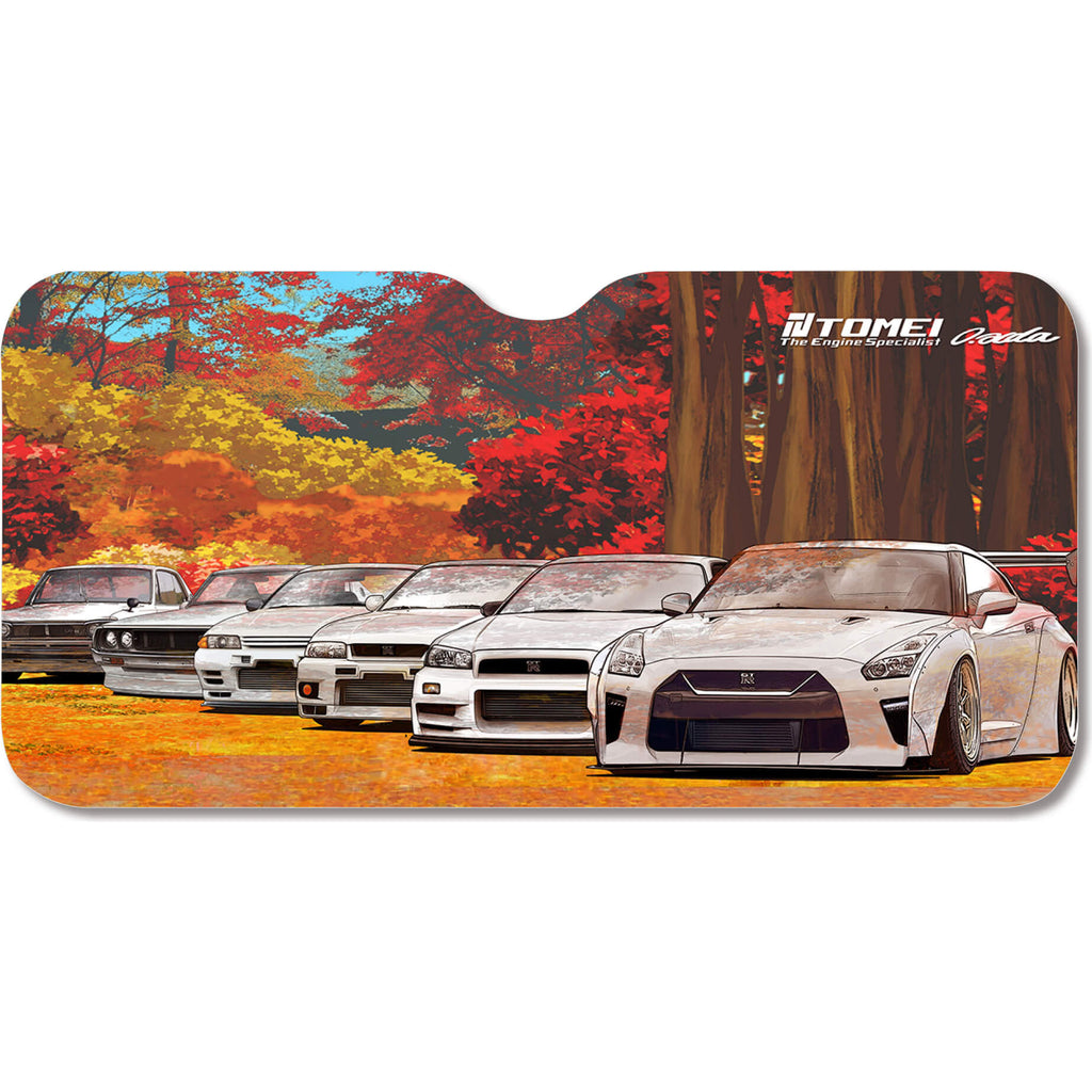 Tomei Sun Shade GT-R Autumn Nagano Forest (59x28in)