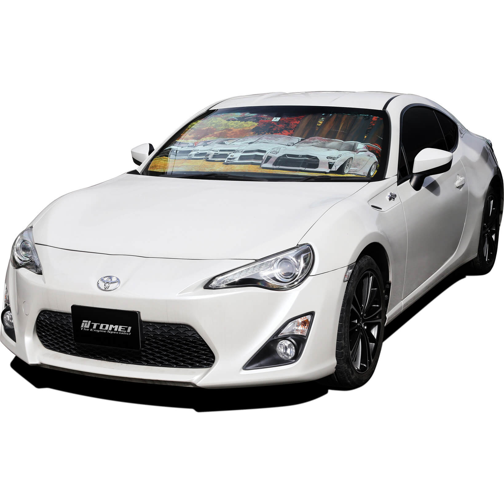 Tomei Sun Shade GT-R Autumn Nagano Forest (59x28in) - Angle 2