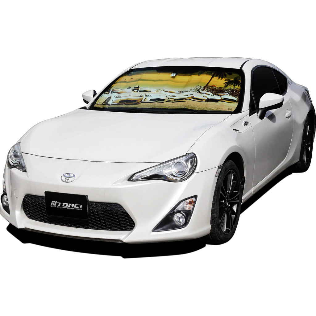 Tomei Sun Shade Z Car Sunset Hungtington Beach (59x28in) - Angle 2