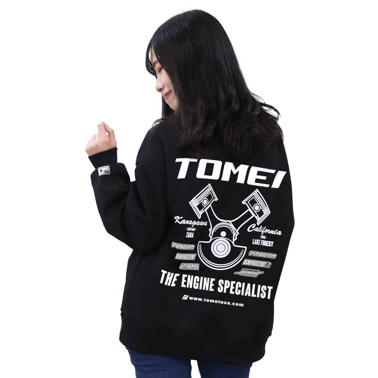 Tomei Sweatshirt 2024 Logo - Black