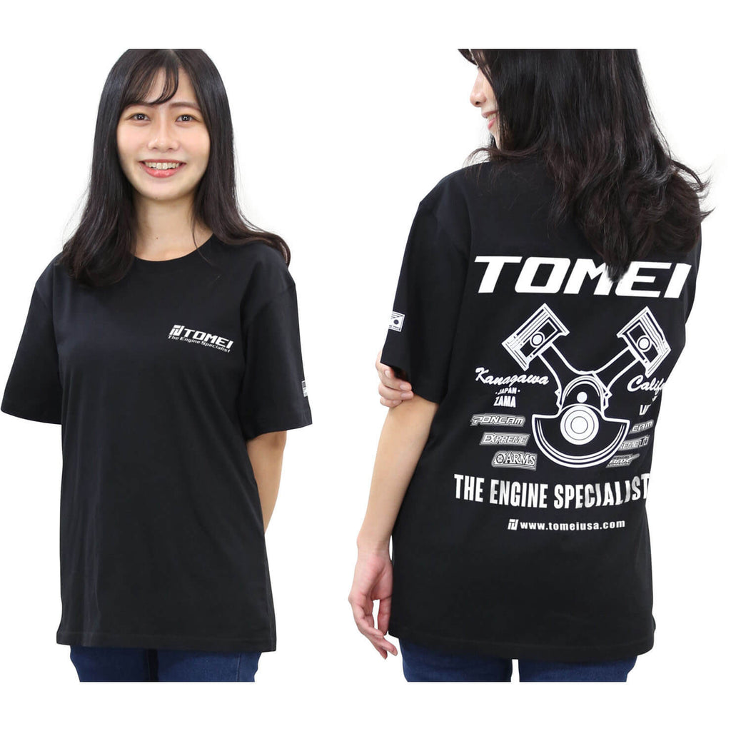 Tomei T-Shirt 2024 Logo - Black