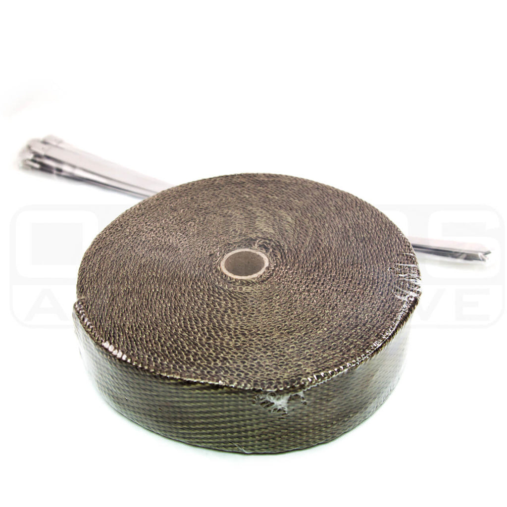 Tomei Titan Exhaust Bandage w/ 10 Locking Ties (2in Wide x 20 Meters)