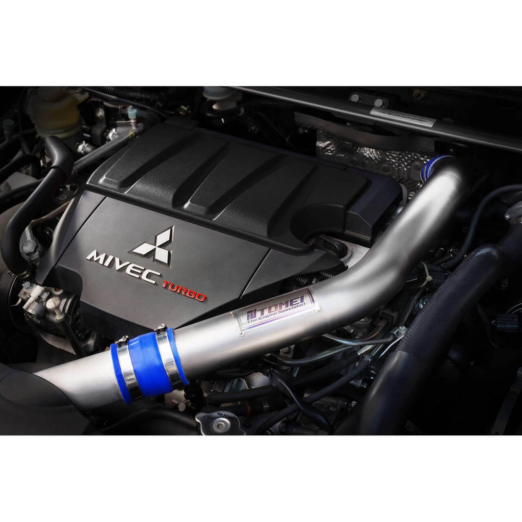 Tomei Titanium Upper Intercooler Pipe, 2008-2015 EVO X - Angle 2