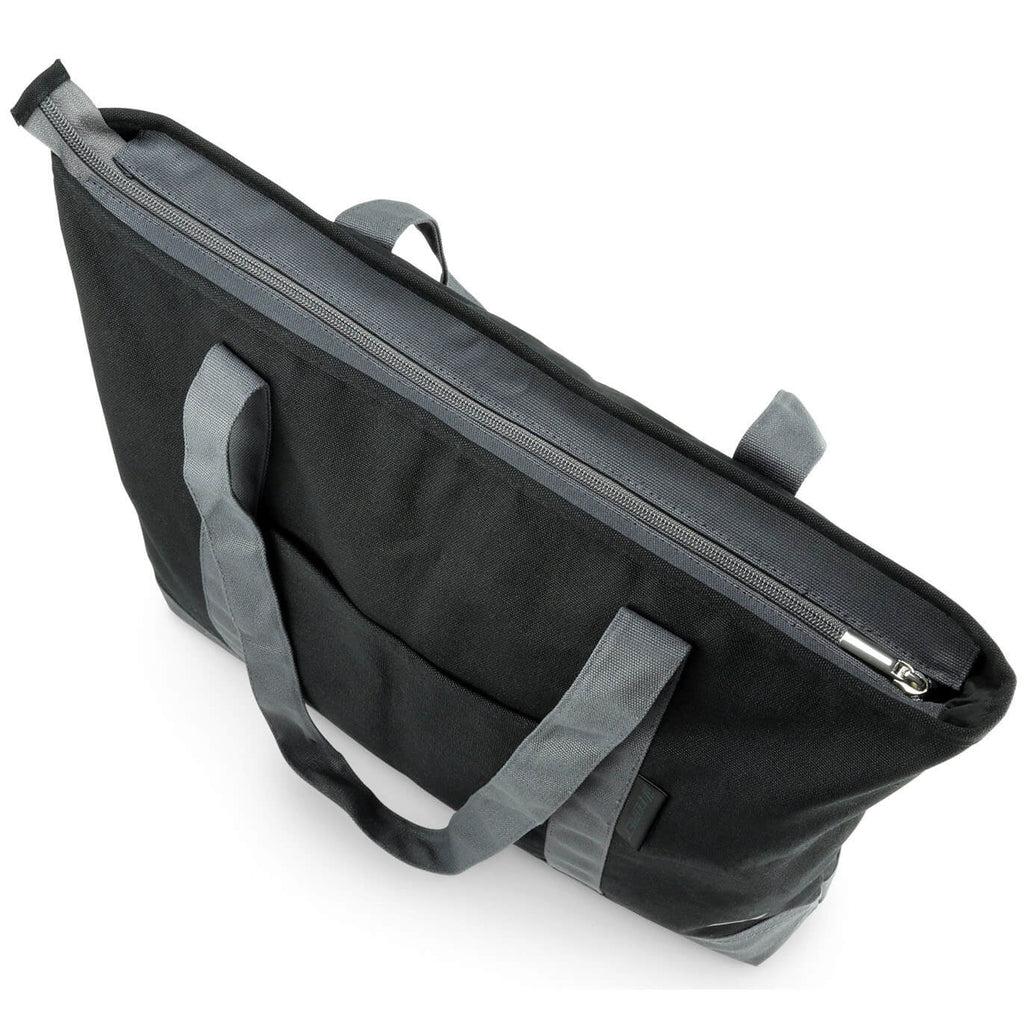 Tomei Zip Tote Bag (Black) - Angle 2