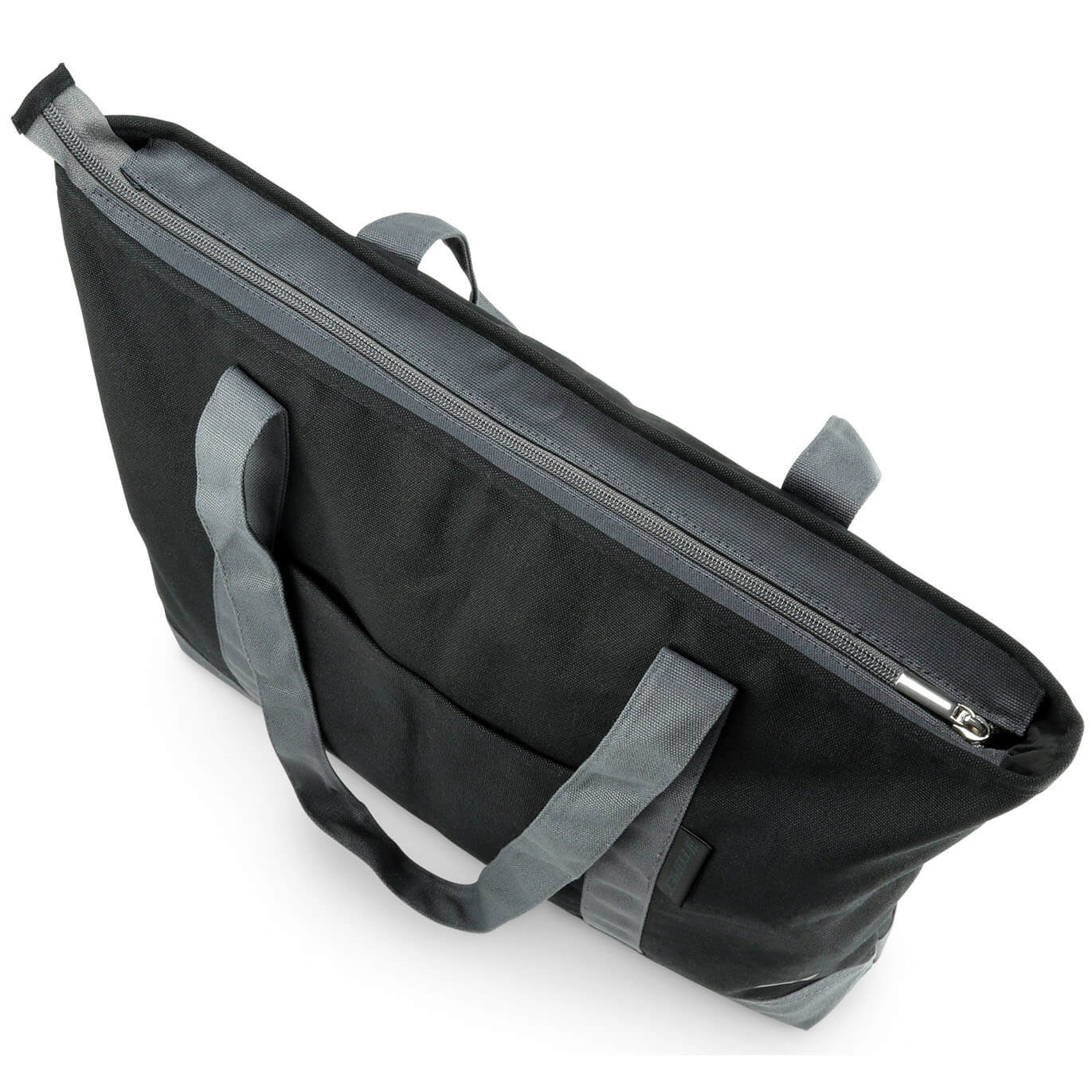 Tomei Zip Tote Bag (Black) - Angle 2