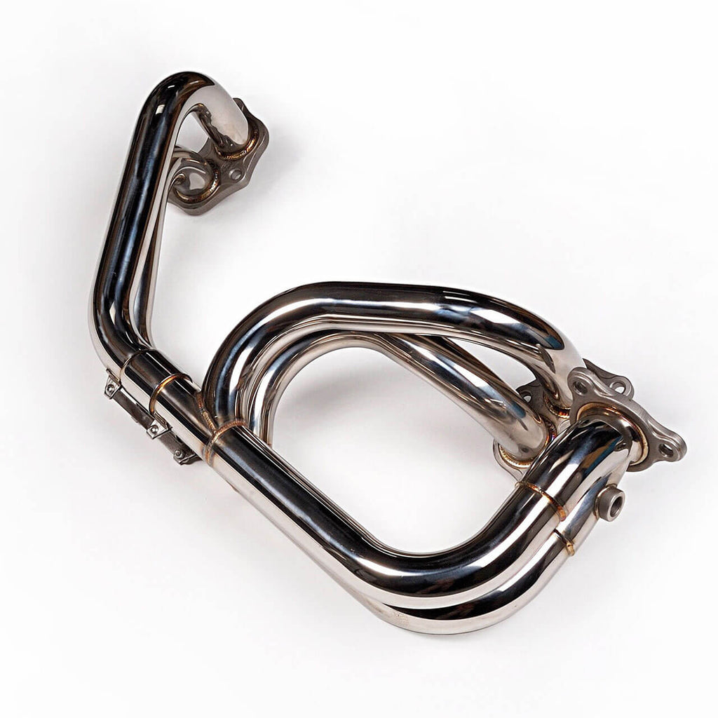 Tomioka Racing Equal Length Exhaust Header (Single Scroll), 2004-2021 STi & 2006-2014 WRX - Angle 2
