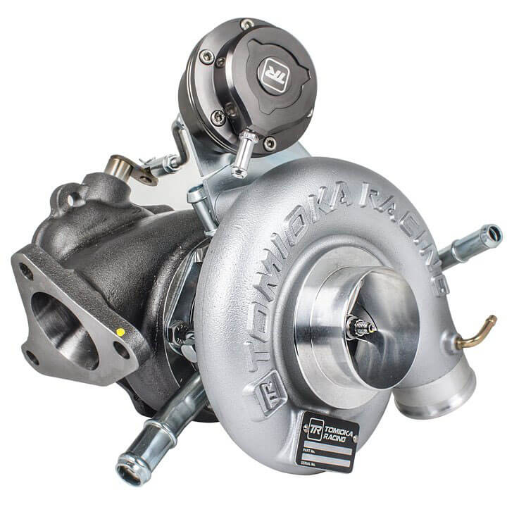 Tomioka Racing GTX2971R Ball Bearing Turbo w/ Billet Wheel, 2002-2007 WRX & 2004-2021 STi - Angle 3