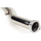 Tomioka Racing Twin Scroll Catless Downpipe, 2002-2007 WRX & STi - Angle 2