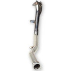 Tomioka Racing Twin Scroll Catless Downpipe, 2002-2007 WRX & STi - Angle 3