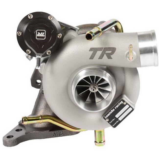 Tomioka Racing Twin Scroll Turbo (TD06-20G) w/ Billet Wheel, 2002-2007 WRX & 2004-2021 STi - Angle 3