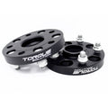 Torque Solution Aluminum Wheel Spacer: 56mm Hub 5x100 - 25mm, 2002-2014 WRX & 2013+ BRZ/FR-S/86/GR86