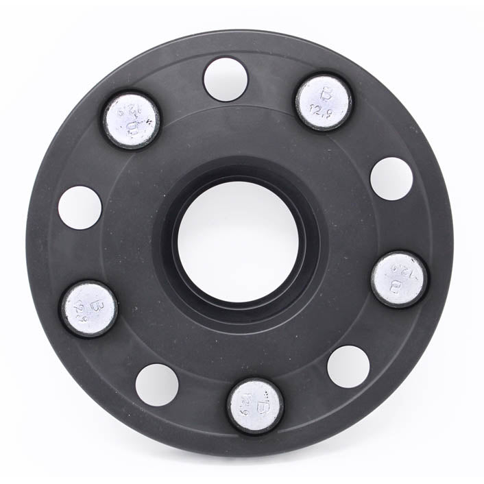 Torque Solution Aluminum Wheel Spacer: 56mm Hub 5x100 - 25mm, 2002-2014 WRX & 2013+ BRZ/FR-S/86/GR86 - Angle 4